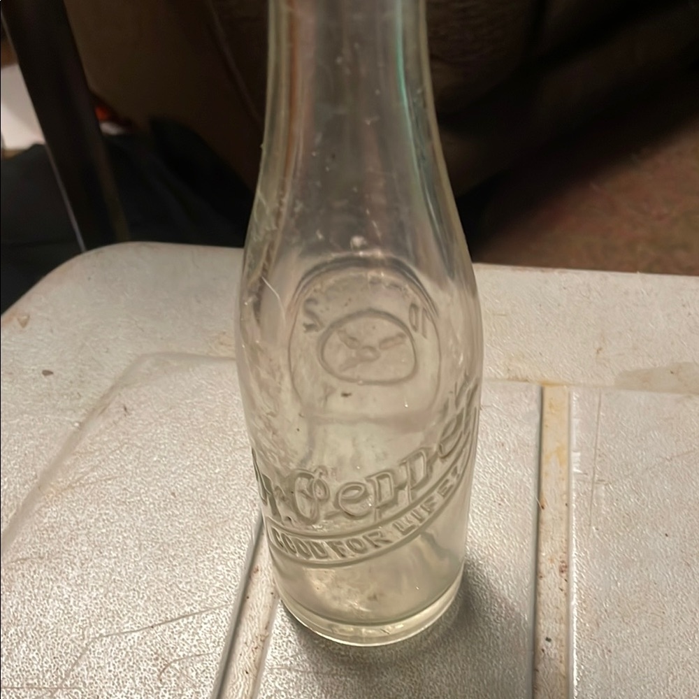 Vintage Dr. Pepper bottle “good for life” 1910-20?